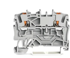 Srovės gnybtas Wago 2202-1201 DIN, 2.5 mm², 2 viet., 24 A