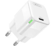 XO laidinis įkroviklis CE06 PD 30W 1x USB-C baltos spalvos