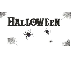 Nežinomas LIPDUKAS SIENOS HALLOWEEN 99X33CM