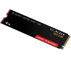 Sandisk „Western Digital“ Juodas SN7100 4 TB M.2 PCI Express 4.0 NVMe 3D TLC NAND