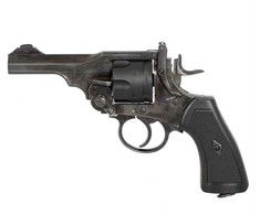 WEBLEY MKVI .455 Police cal.5,5 mm Diabolo šovinio revolveris 6 šūvių. 4 colių barelio CO2 mūšio laukas Ekp iki 17J