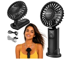 Ruhhy Mini Juodas Hand Fan