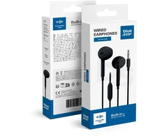 Wire ausinės Jack 3,5 mm Blue Star PA-E65 1,2 m juodas