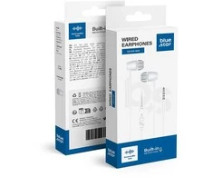 Laidinės ausinės, 3,5 mm lizdas, Blue Star PA-E67, 1,2 m, baltas