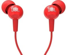 Wire ausinės Jack 3,5 mm JBL C100Si raudona