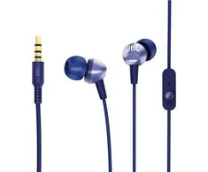 Wire ausinės Jack 3,5 mm JBL C200Si mėlynas