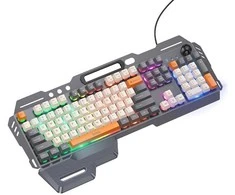 Wire klaviatūra QWERTY Hoco Gaming DI98 juodas