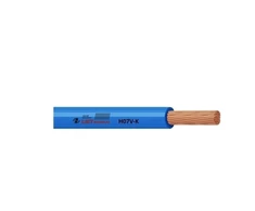 Wire Lietkabelis H07V-K. 1 x 25 mm². mėlynas