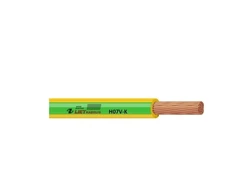 Wire Lietkabelis H07V-K. 1 x 2.5 mm². yellow/žalias
