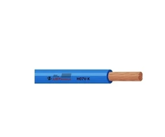 Wire Lietkabelis H07V-K. 1 x 4 mm². mėlynas