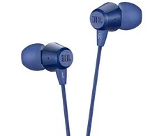 su laidu ausinės Jack 3,5 mm su mikrofonu JBL T50HI 360 mėlynas