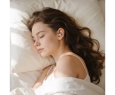 Belaidės ausinės skirta sleep ANC Hoco EQ37 baltas star