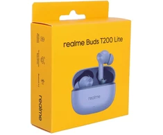 Belaidės ausinės Realme T200 Lite violetinė