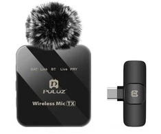 Belaidis Lavalier mikrofonas PULUZ PU648B (USB-C)