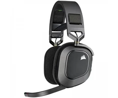 Wireless on-ear headphones Corsair HS80. juodas