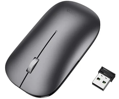 Belaidė pelė dual-mode (Bluetooth, 2.4G) 1600 dpi Hoco GM43 pilkas