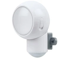 Osram 0,3W LED sieninis šviestuvas SPYLUX, baltas, 3000K, su baterija ir judesio davikliu, IP43