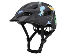 Dviratininko šalmas dziecięcy MTB Wozinsky su odpinanym daszkiem 48-52 cm - juoda