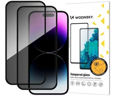 Wozinsky Privacy Glass tempered glass for iPhone 18 Pro - 2 pcs.