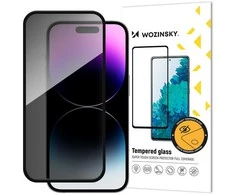 Wozinsky Privacy Glass tempered glass with anti-spy filter for iPhone 16 Pro Max