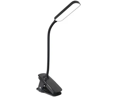 Wozinsky VT-01 Mini LED Reading Lamp with Clip and USB-C Cable 80cm - Juodas