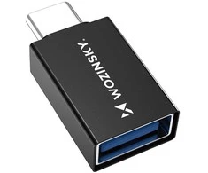 Wozinsky W10GY1S USB-C – USB-A 3.2 10Gb/s Adapteris – juodos spalvos