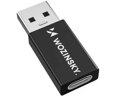 Wozinsky WAAC-01 USB-A - USB-C OTG Adapteris - Juodas