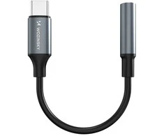 Wozinsky WACM-01 USB-C Adapteris - 3.5mm Mini Jack - Juodas