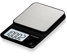 Virtuvinės svarstyklės Wozinsky WAK-2252 virtuvės svarstyklės, tikslios, su dideliu LCD ekranu, iki 5kg - juodas