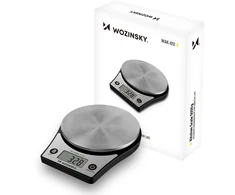 Virtuvinės svarstyklės Wozinsky WAK-651 Kitchen Scale with LCD Ekranas iki 5kg - Juodas