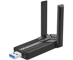 Wozinsky WAX-1800 Dual-Band Wireless USB 3.0 WiFi 6 Adapteris - Juodas