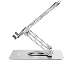 Wozinsky WDCX-X19-AB HardStand 360° Rotation Nešiojamas kompiuteris and Planšetė Stand - Sidabrinis