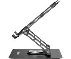 Wozinsky WDCX-X19-AB HardStand 360° Rotation Nešiojamas kompiuteris and Planšetė Stand - Juodas