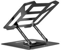 Wozinsky WDCX-X19-AB HardStand 360° Rotation Nešiojamas kompiuteris and Planšetė Stand - Juodas