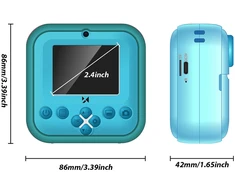 Wozinsky WDT-04 thermal spausdintuvas camera for kids - žalias
