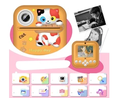 Wozinsky WDT-05 Thermal Spausdintuvas Camera for Kids - Oranžinis