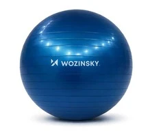 Wozinsky WGB65BL mankštos kamuolys, 65 cm, Mėlyna