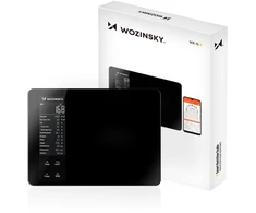 Wozinsky WIK-16 išmaniosios virtuvinės svarstyklės su skaitmeniniu ekranu, „Bluetooth“ programėle - Juodas