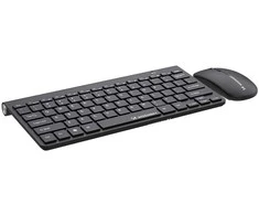 Wozinsky Belaidė klaviatūra + Compact Pelė Set - Juodas
