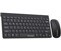 Wozinsky Belaidė klaviatūra + Compact Pelė Set - Juodas