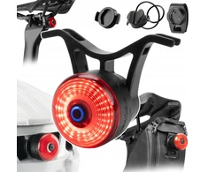 Wozinsky WIS-02 Atsparus vandeniui Smart Tail Light 1pc - Juodas