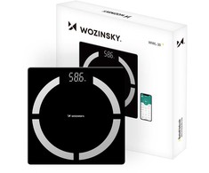 Wozinsky WIWL-30 išmaniosios vonios svarstyklės su „Bluetooth“ – Juodas