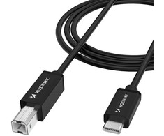 Wozinsky WKDDY2S USB-B - USB-C kabelis 2 m - juodas