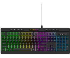 Wozinsky WKG-1044 laidinė žaidimų klaviatūra su foniniu apšvietimu – Juodas