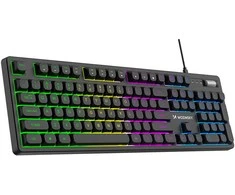 Wozinsky WKG-200 RGB Membrane Klaviatūra žaidimams su ratuku - Juodas