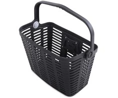 Wozinsky WKR-PK plastikas handlebar bicycle basket - juodas