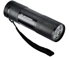Wozinsky WLD-9L IP65 UV Flashlight for Trace Detection - Juodas
