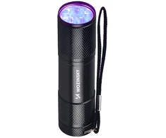 Wozinsky WLD-9L IP65 UV Flashlight for Trace Detection - Juodas