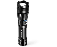 Wozinsky WLT-15W 15W 1500lm CREE IP65 Tactical Flashlight with Adjustable Beam - Juodas