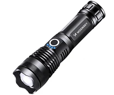 Wozinsky WLT-15W 15W 1500lm CREE IP65 Tactical Flashlight with Adjustable Beam - Juodas